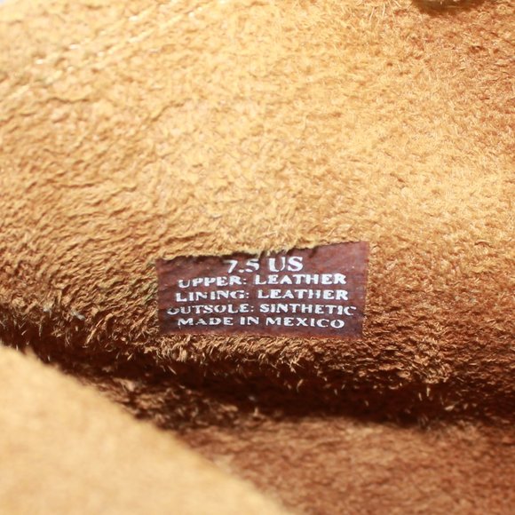 14th & Union Brown Suede Wooden Pull On Heeled Ankle Boots Size 7.5 - Picture 7 of 9